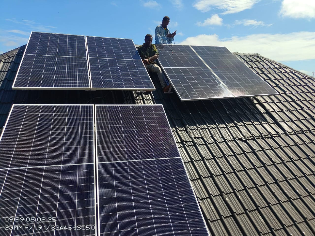 Solar Installation Progress