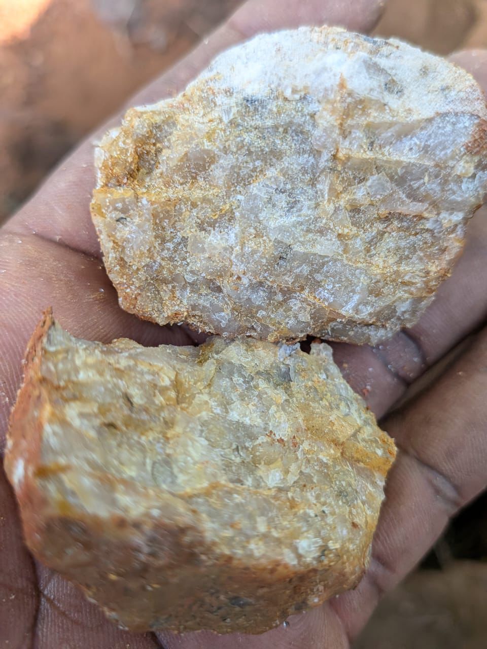 Split Quartz Sample